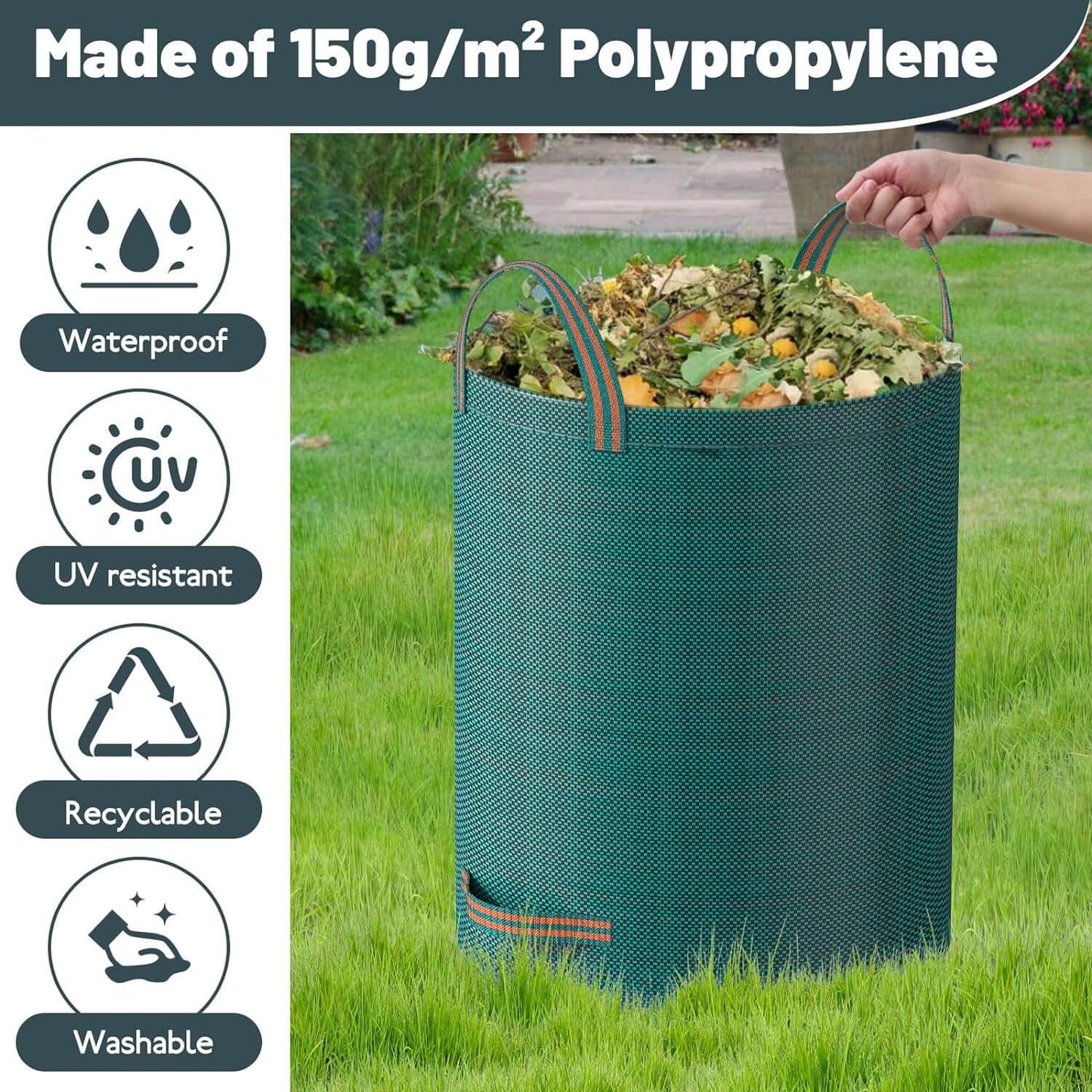 Heavy Duty Plastic Garden Waste Bags