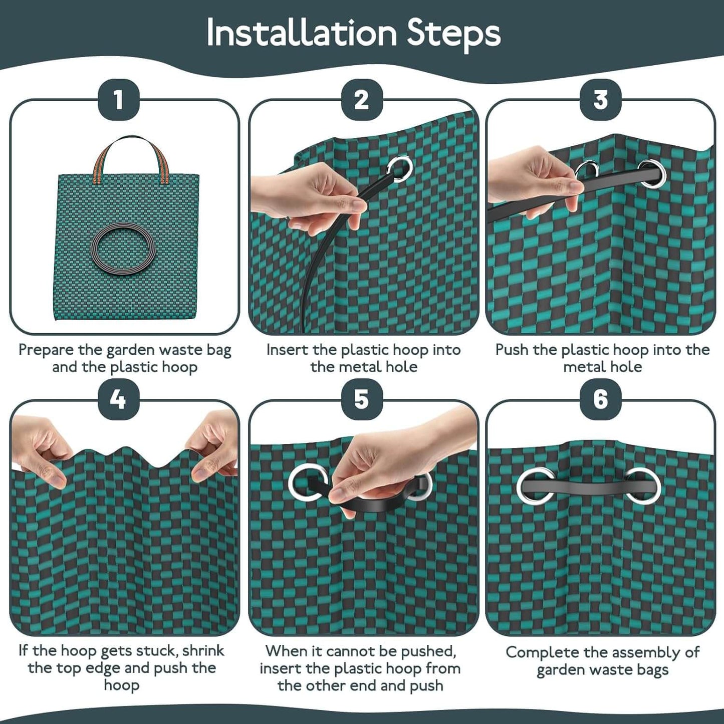 Heavy Duty Plastic Garden Waste Bags