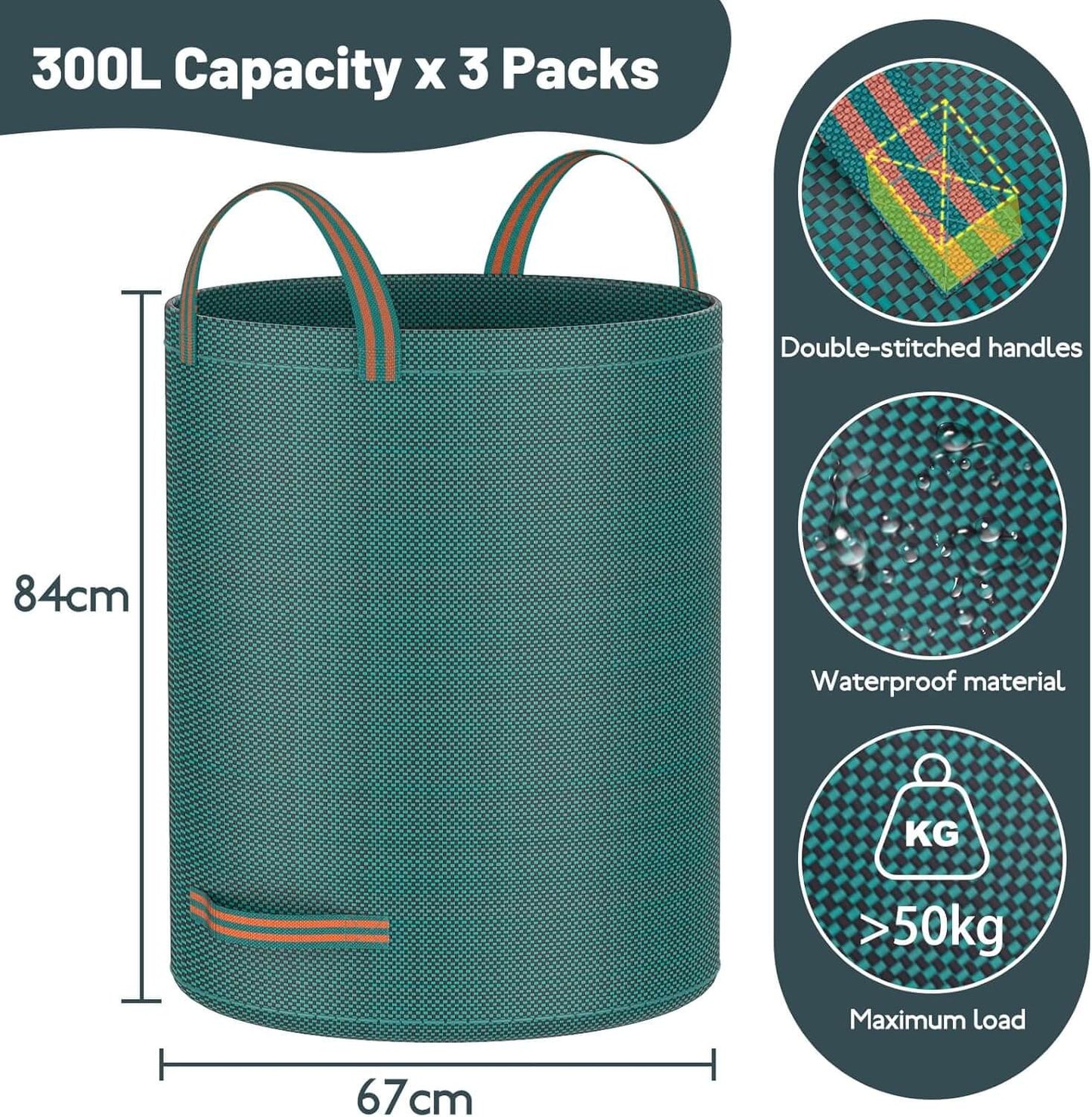 Heavy Duty Plastic Garden Waste Bags