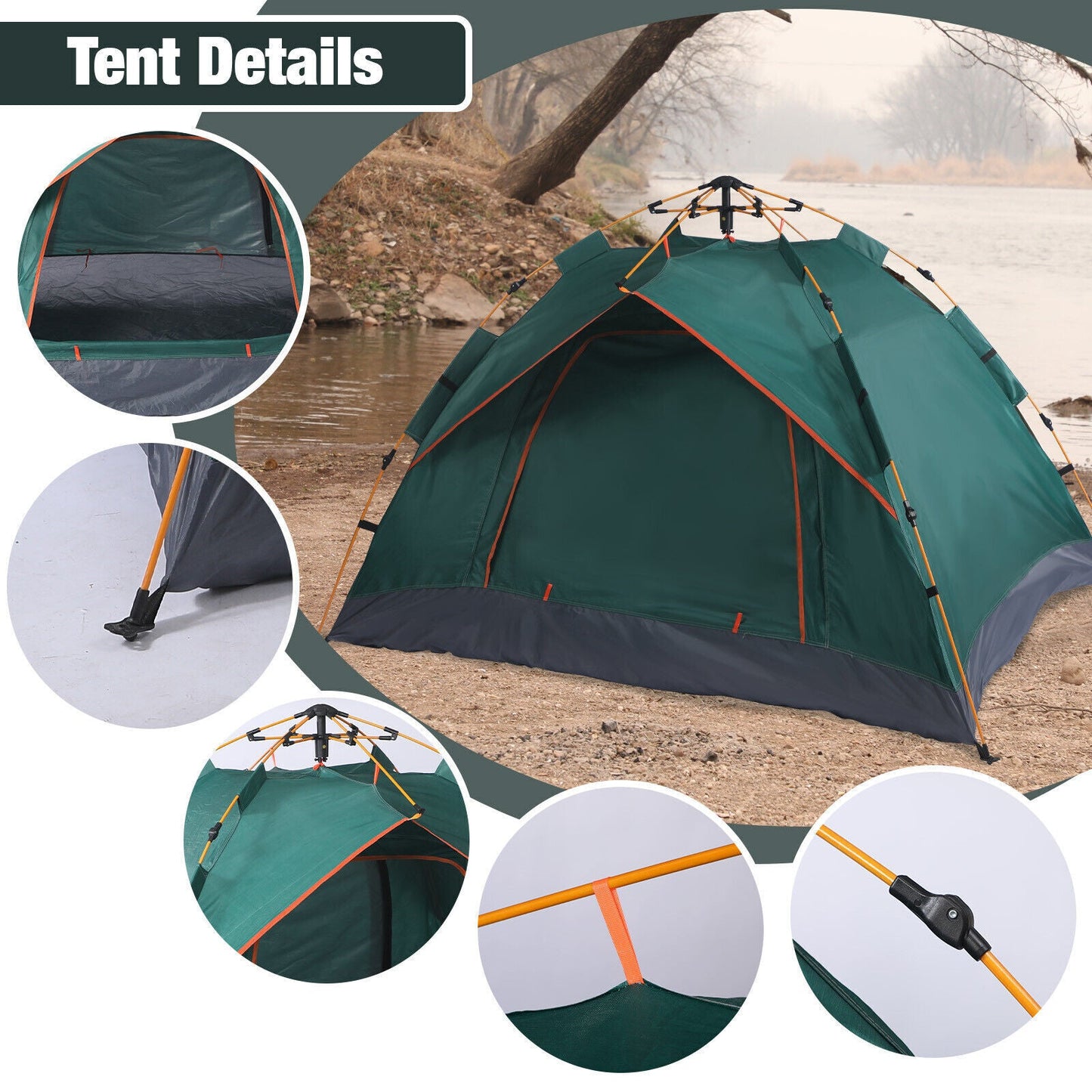 Instant Pop Up Camping Tent